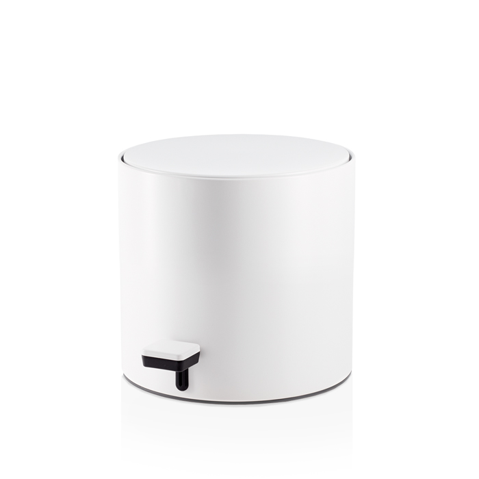 DECOR WALTHER BarContract TE 50 MINI Ведро для мусора круглое с крышкой с педалью 23 x 235 x 285 см белый матовый 23959₽