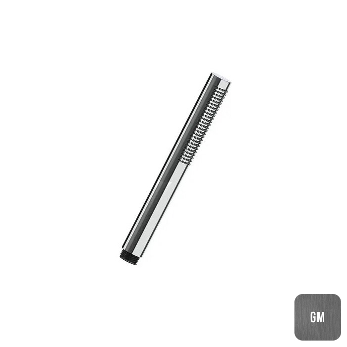 ALMAR Velvet rains Ручной душ-палочка VELVET L 204 мм 24 мм латунь Brushed PVD цвет Gun Metal 17421₽