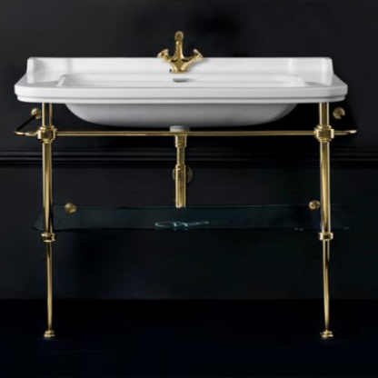 

Консоль для раковины Kerasan Waldorf 120 Золото (9203K2oro)