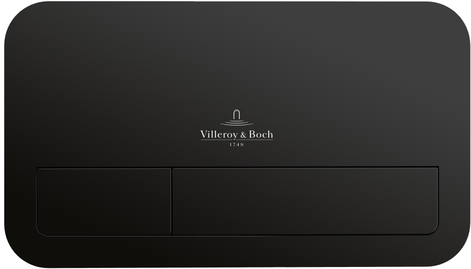 

Кнопка смыва Villeroy&Boch ViConnect матовый черный 922490AN