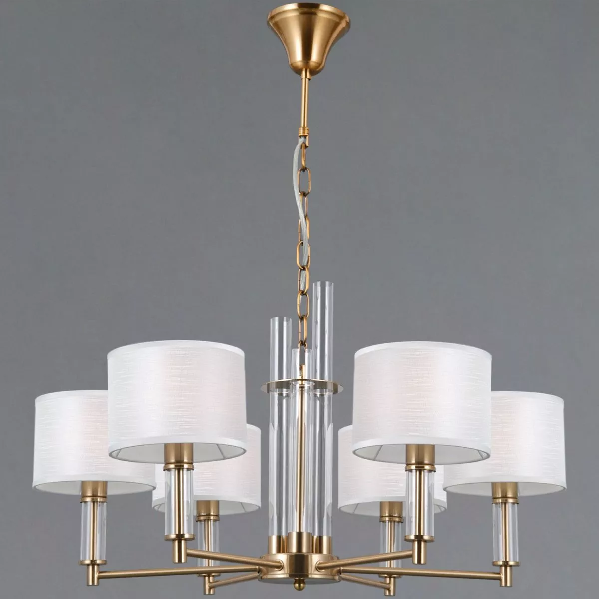 

Подвесная люстра Illumico IL0755-6PSQ-25 BRASS GENOA