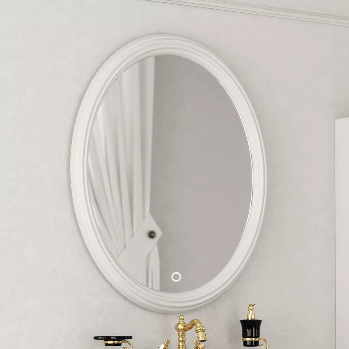 Зеркало в ванную Aima Design Pearl 70 см (У51943)