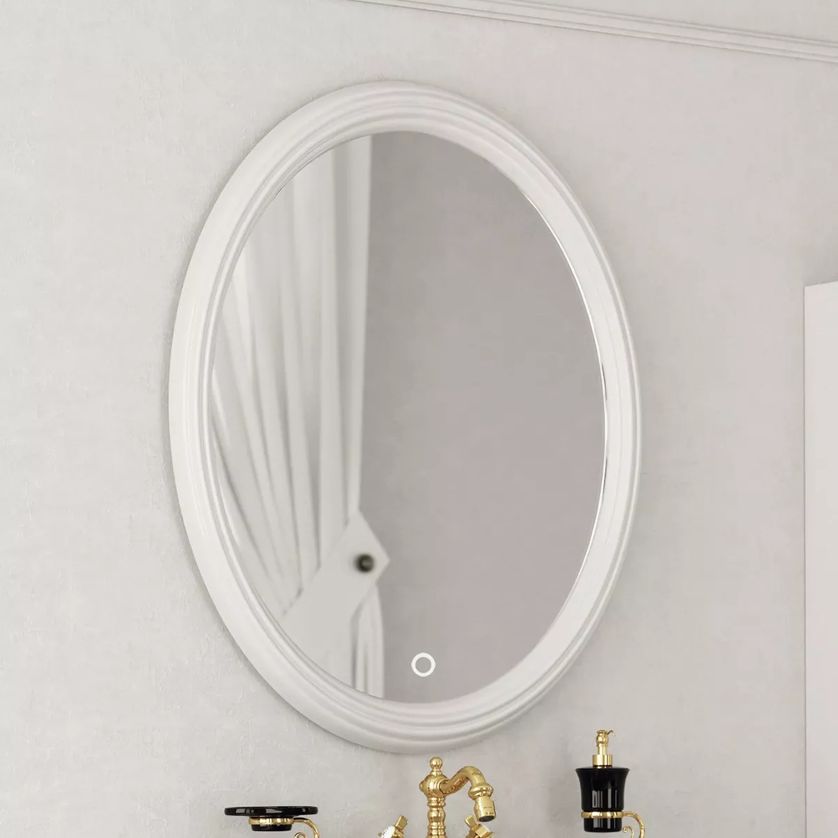 

Зеркало в ванную Aima Design Pearl 70 см (У51943)