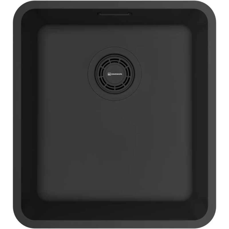 

Мойка кухонная Omoikiri Omi 37x41.5 черный матовый, графит