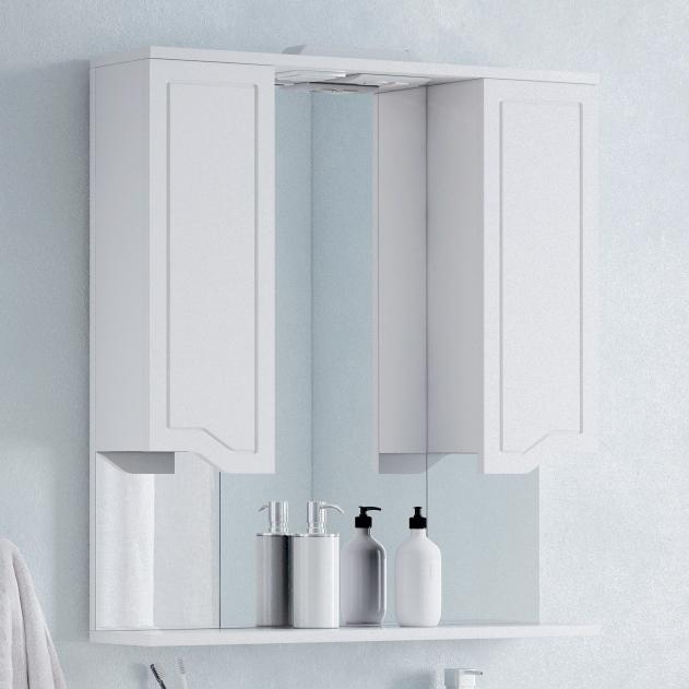 

Зеркало Corozo Мирра 75/С белое