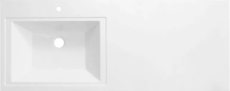 Мебельная раковина Эстет Даллас 1200 левая, цвет белый