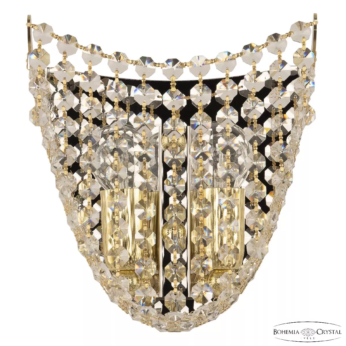 

Настенный светильник Bohemia Ivele Crystal 778B/19 G