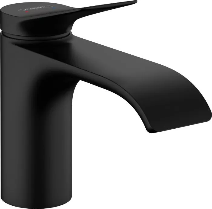 

Смеситель для раковины Hansgrohe Vivenis 80 75012670 матовый черный