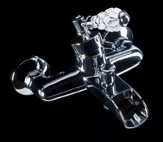 

Смеситель для ванны Boheme Vogue crystal глянцевый