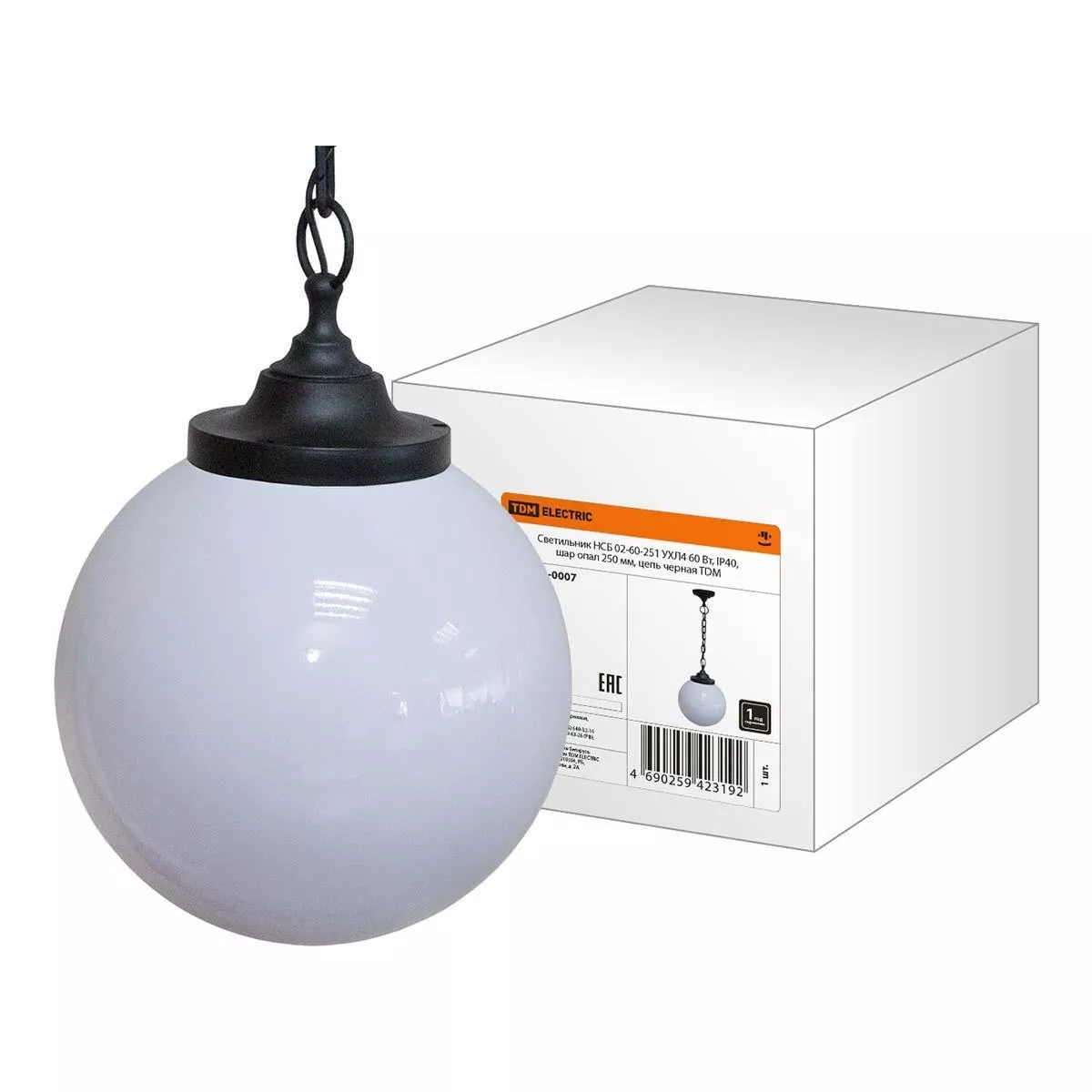 

Подвесной светильник TDM Electric Шар НСБ 02-60-251 SQ0313-0007