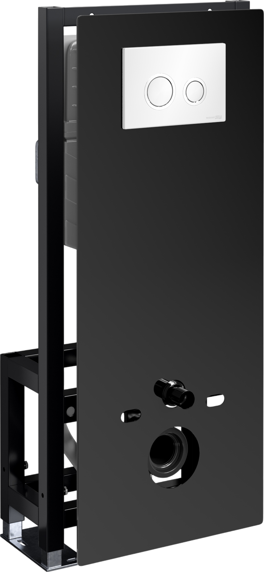 

Система инсталляции для унитазов Wasserkraft Glan 66TLT.010.ME.BL.WH01 с кнопкой смыва белой