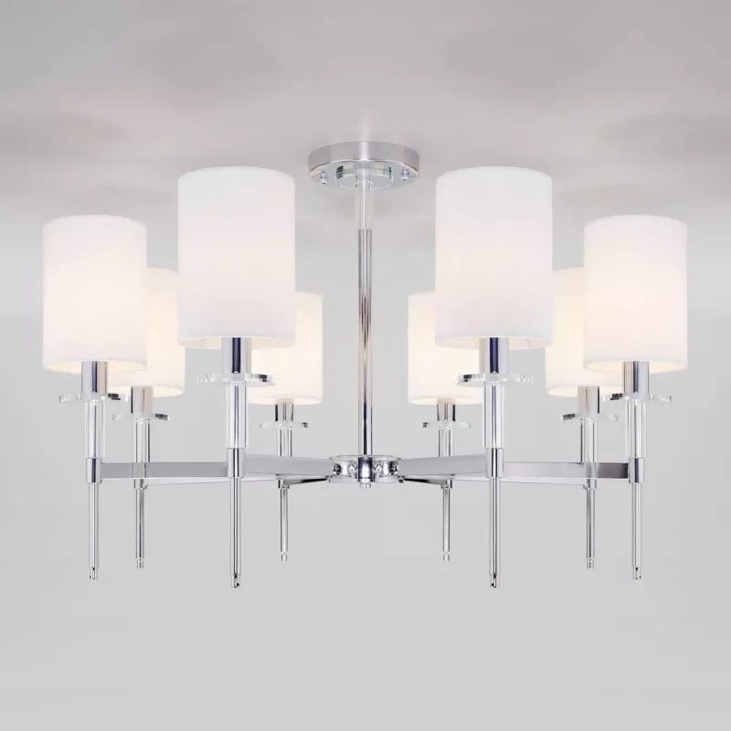 

Люстра на штанге Eurosvet Brielle 60132/8 хром