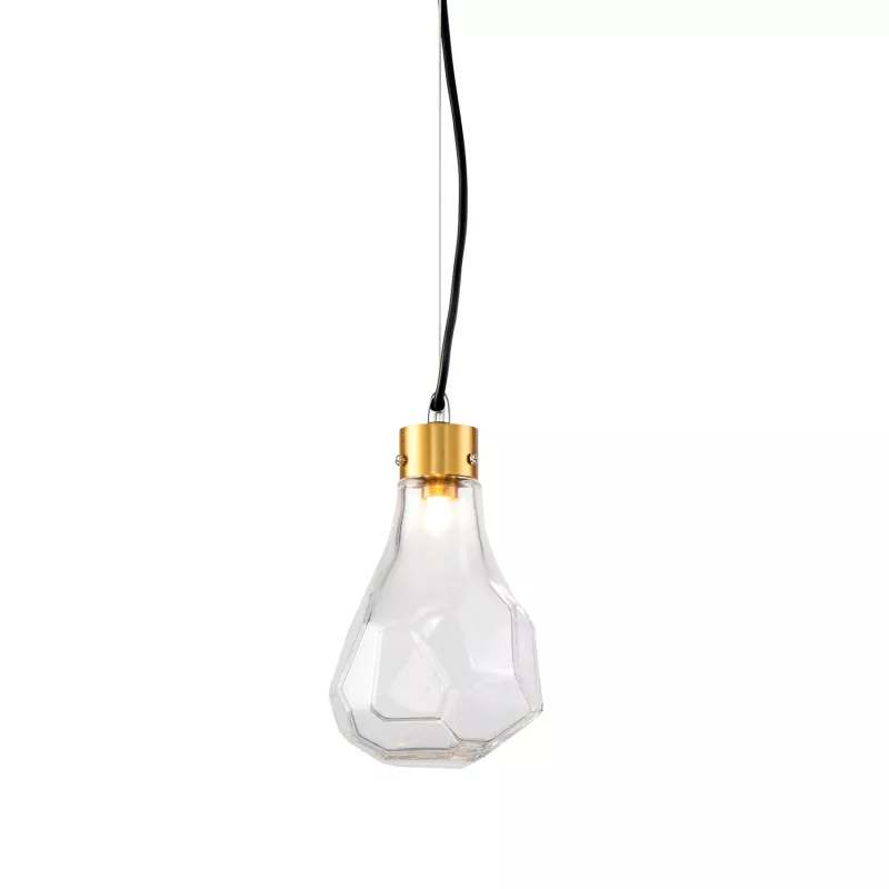 

Подвесной светильник Delight Collection KR1197 KR1197P-1 brass/clear
