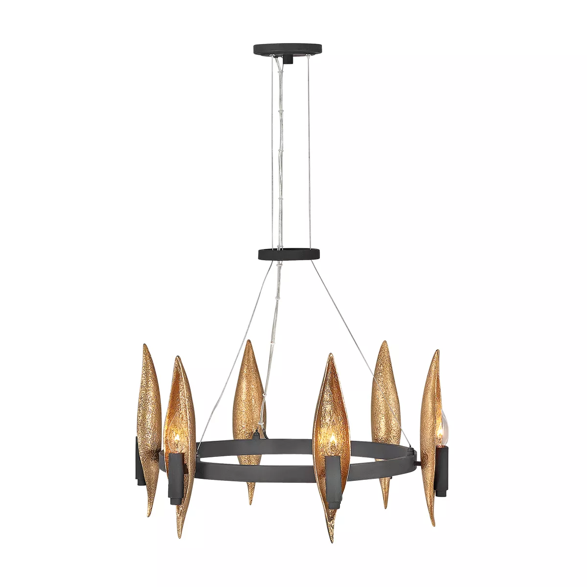 

Подвесная люстра Hinkley Willow QN-WILLOW6-CBK