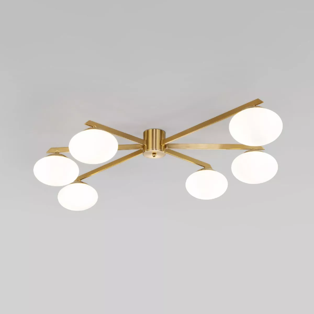 

Потолочная люстра Eurosvet Opaline 70220/6 латунь Smart a065766