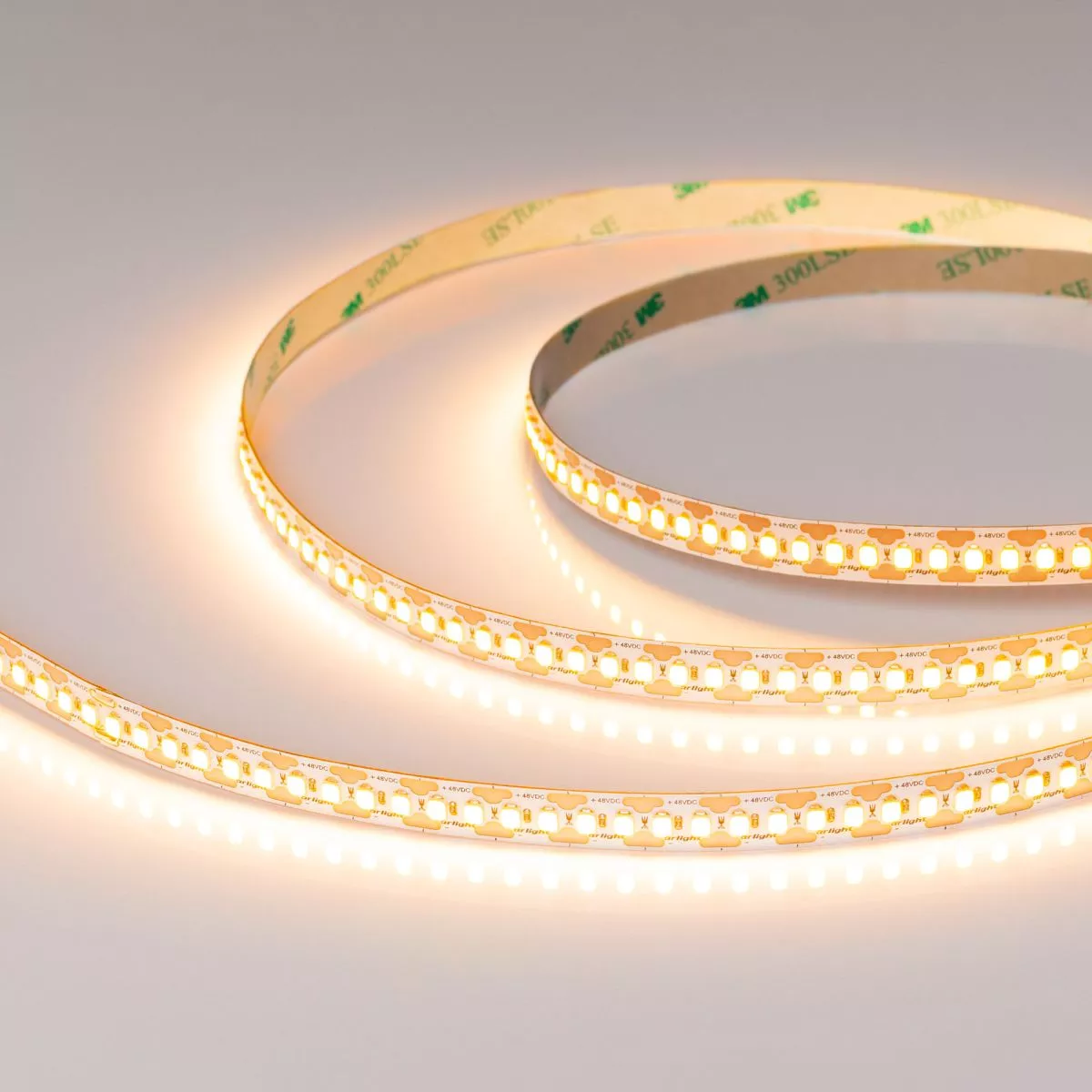 Светодиодная лента Arlight UL-A180-10mm 48V Warm2400-CX2 (19 W/m, IP20, 10m) 063799