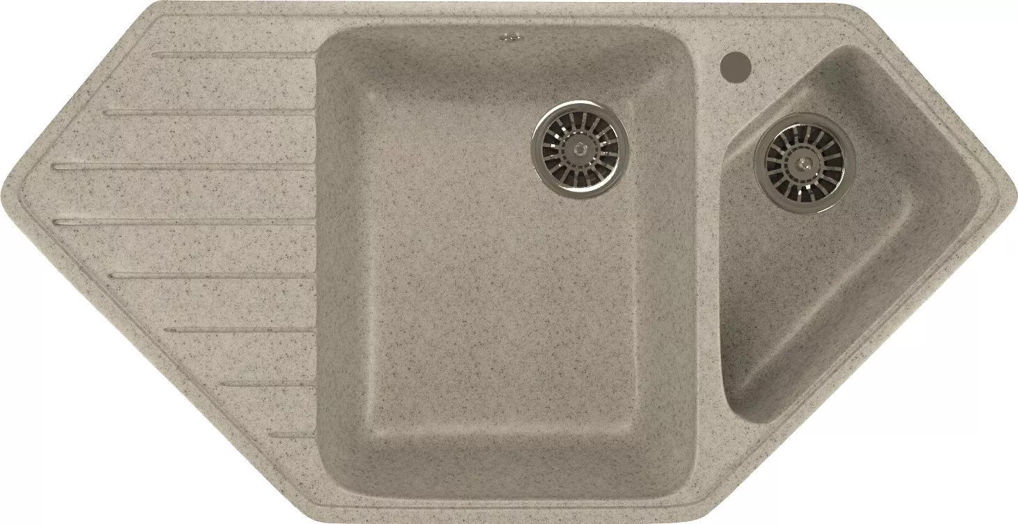 

Мойка из искусственного мрамора MIXLINE ML-GM25 50x97 (525201, Серый
