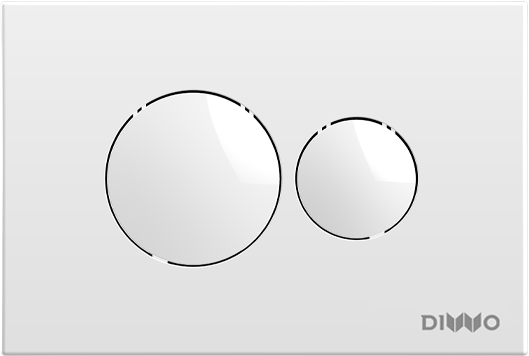 Кнопка смыва DIWO 7310 белая - фото 1