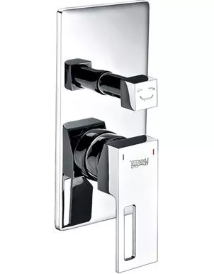 

Встраиваемый смеситель для душа и ванны Wasserkraft Alme 1541 С ВНУТРЕННЕЙ ЧАСТЬЮ