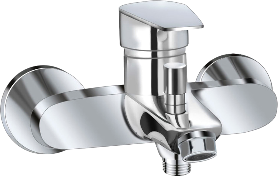 

Смеситель для ванны с душем AQUAme Prato AQMP6112 хром