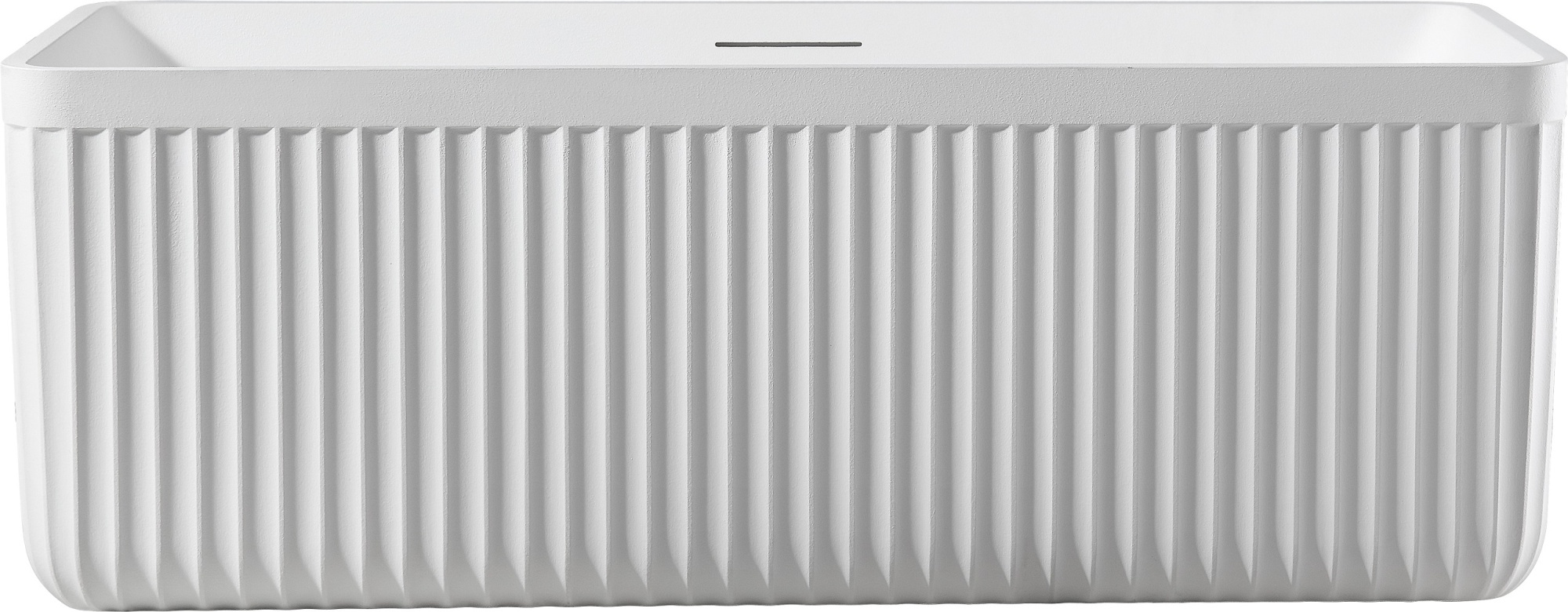 

Ванна из искусственного камня AltroBagno Cinzia 090106 170x75 см, отдельностоящая, матовая белая, на ножках, с донным клапаном, с подголовником