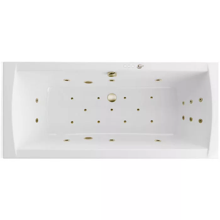 

Ванна акриловая Excellent Aquaria Lux Ultra 180х80 с гидромассажем белый - бронза