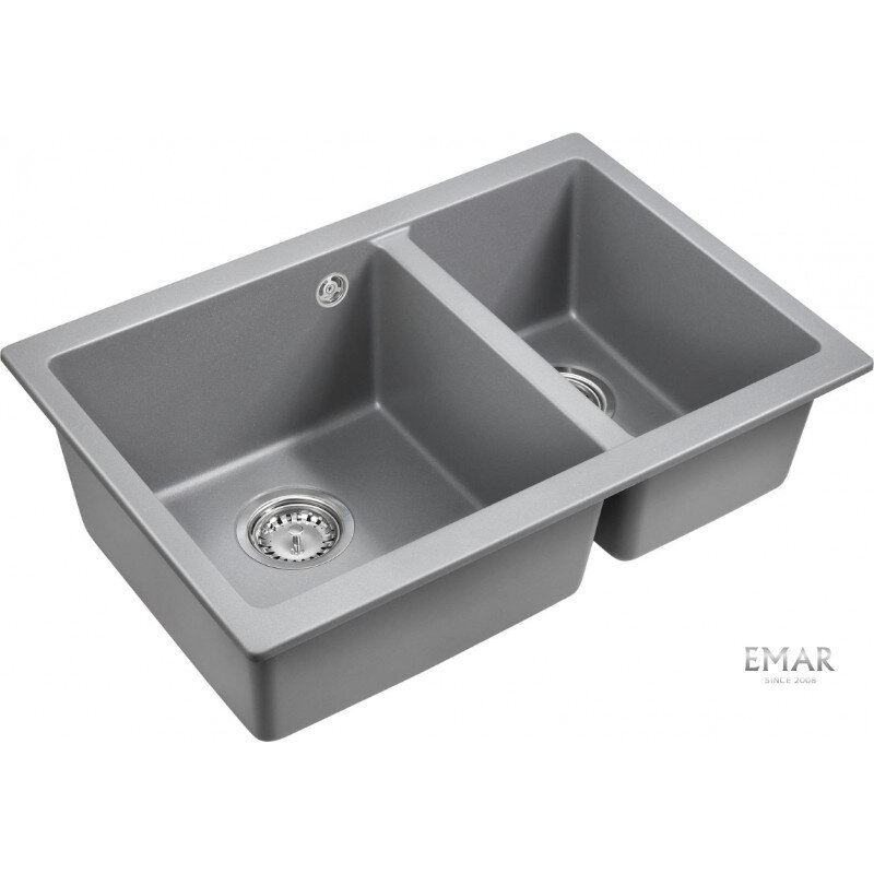 Мойка для кухни EMAR Quartz 2665.PL (EMQ-2665.PL Алмаз) алмаз
