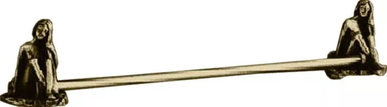 Полотенцедержатель Art&Max Juno AM-0717-B, цвет бронза - фото 1