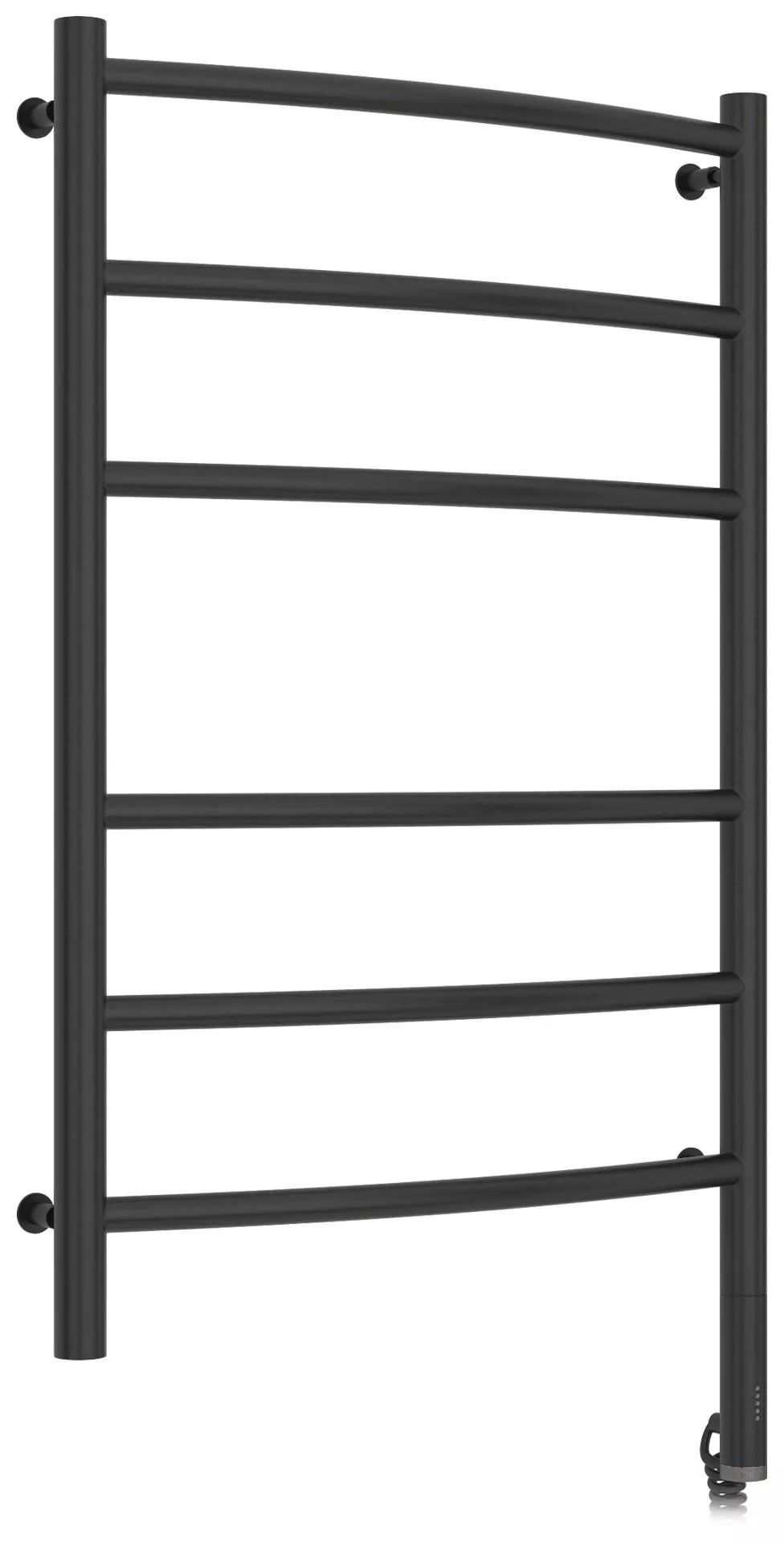 

Полотенцесушитель электрический РЭБ "ГАЛАНТ МЭМ" 800х500 / Прямой МЭМ правый (Матовый чёрный)