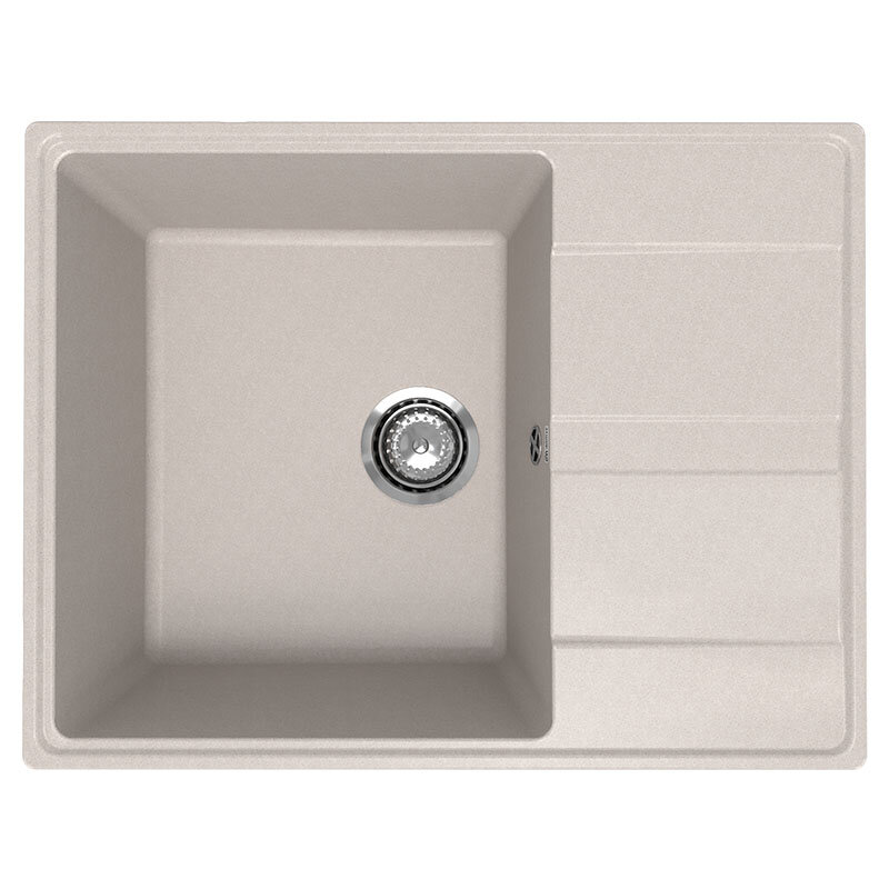 Кухонная мойка Ulgran Quartz Prima 650-10, песок