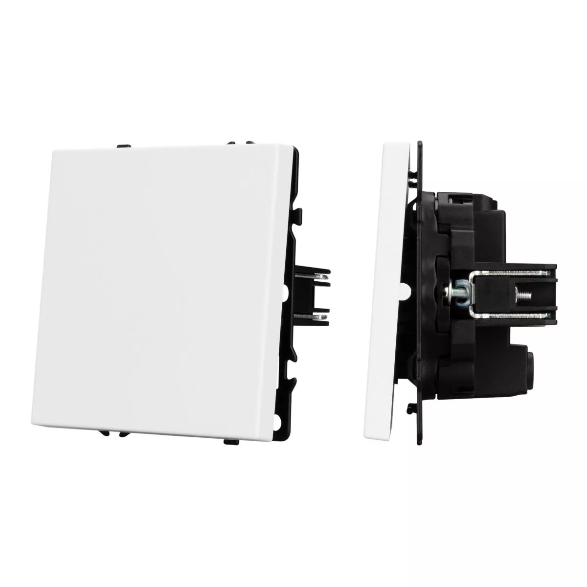 

Механизм выключателя одноклавишный перекрёстный Arlight SWT-NOBE-MKX1-SFPL-WH (230V, 10A) 054234