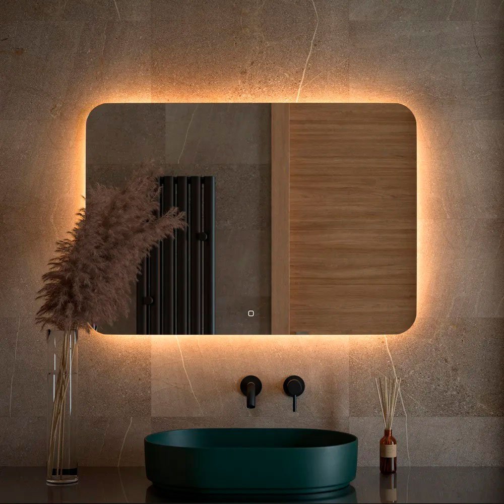

Зеркало Defesto Opti DF 2819SH 100х70 с LED-подсветкой, 3000К, сенсорный выключатель