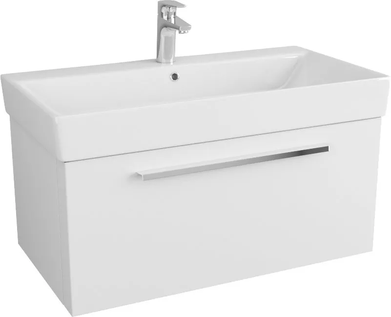 Тумба для комплекта Owl 1975 Ragnar 85 белая, 1 ящик, 1 внутренний