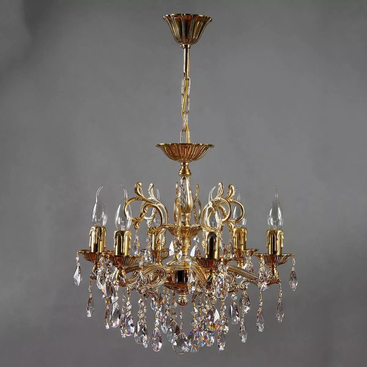 

Подвесная люстра Ambiente Leon 2128/6 WP Tear Drop