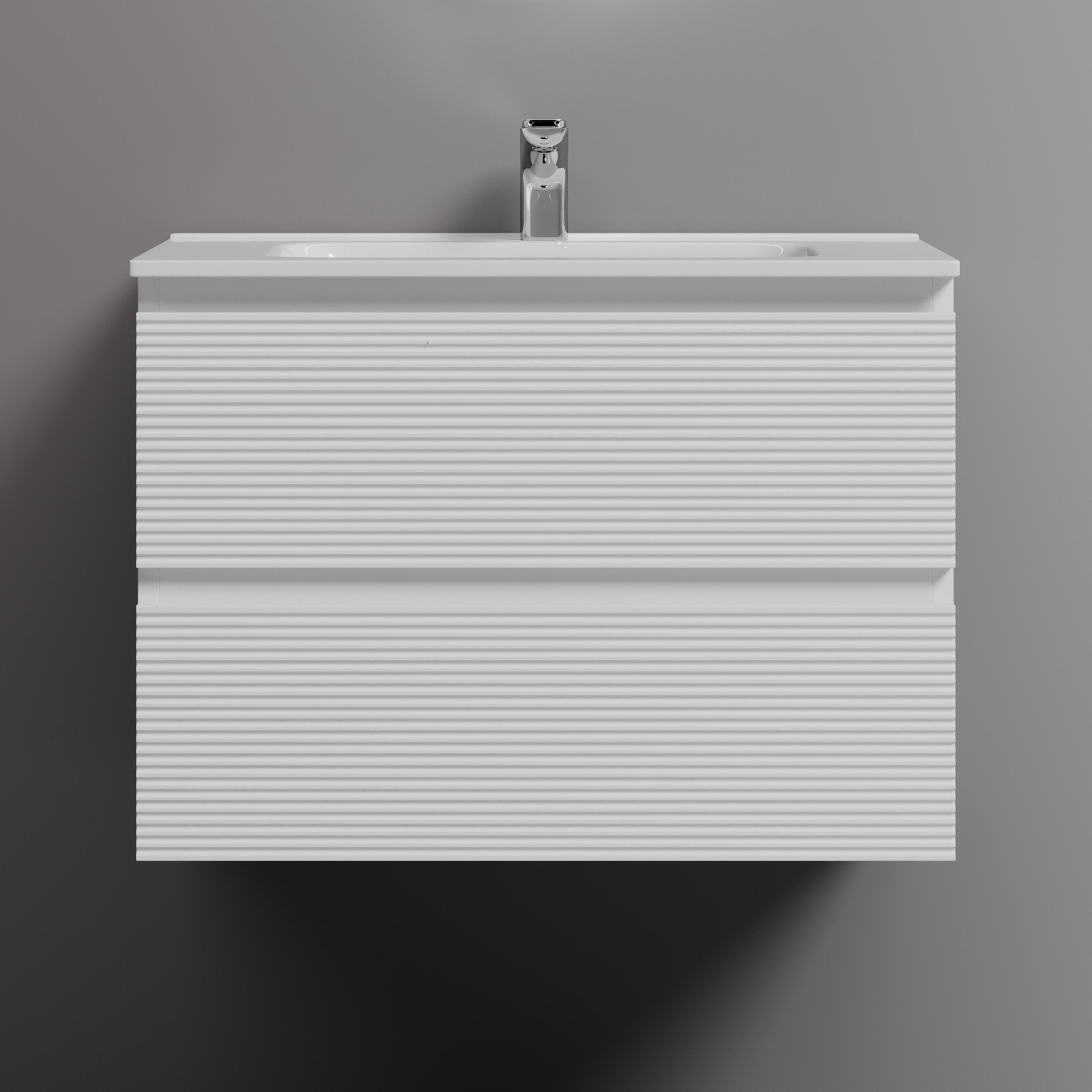 

Тумба под раковину Sancos подвесная Folk 2я цв. Bianco FL70W