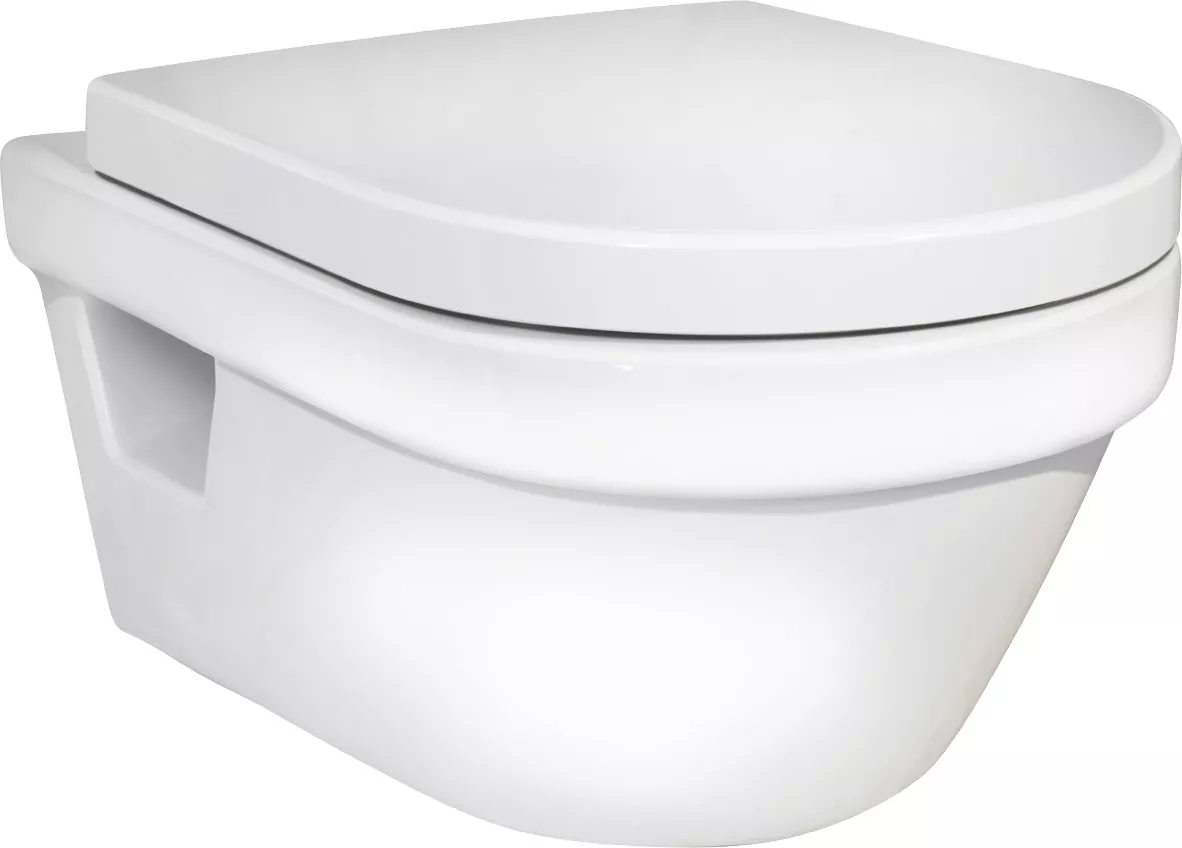 

Унитаз подвесной Gustavsberg Hygienic Flush WWC 5G84HR01 безободковый