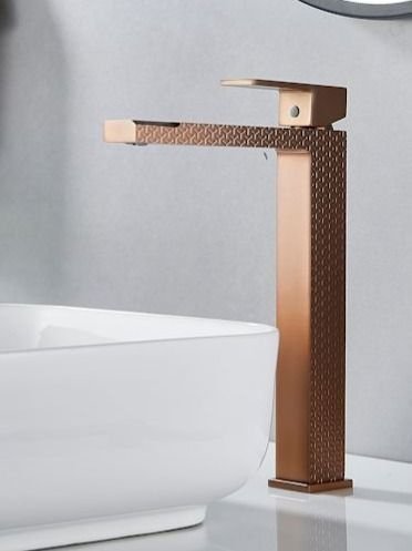 

Смеситель для раковины высокий Knotlor KN-24/RBP, бронза