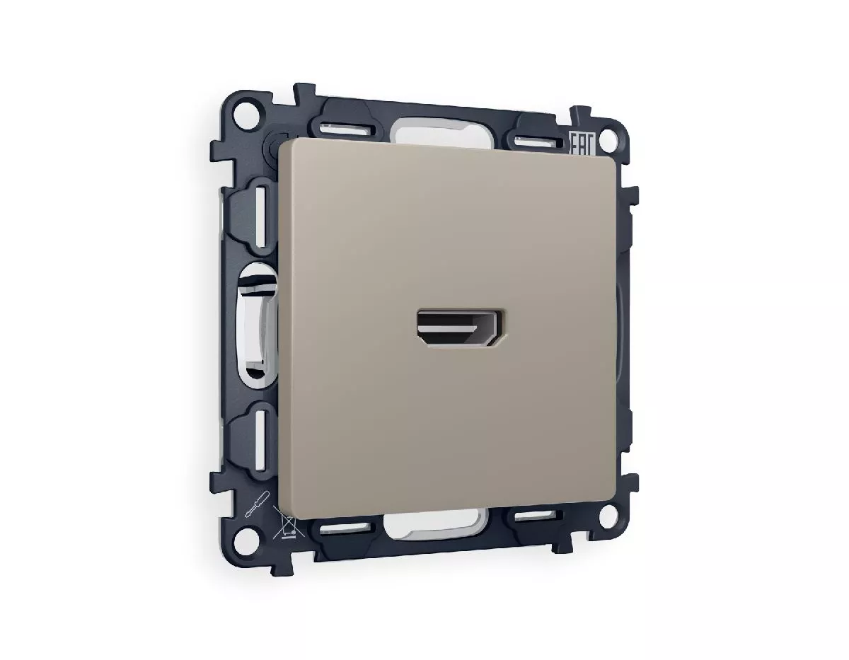 

Комплект механизма розетки HDMI 2.0 40V/500mA 2.0GHz 5-18Gbit/s Ambrella Volt Alfa MA374010