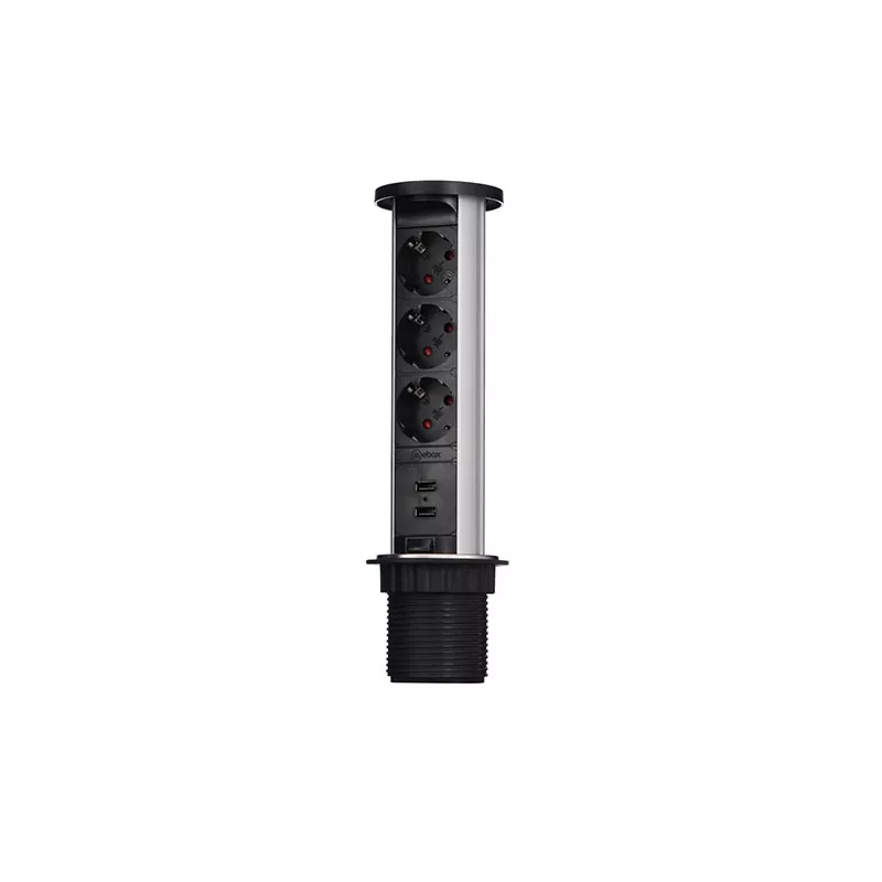 

Блок розеток 105W (3 секции и 2 USB) Mebax 00-00001161
