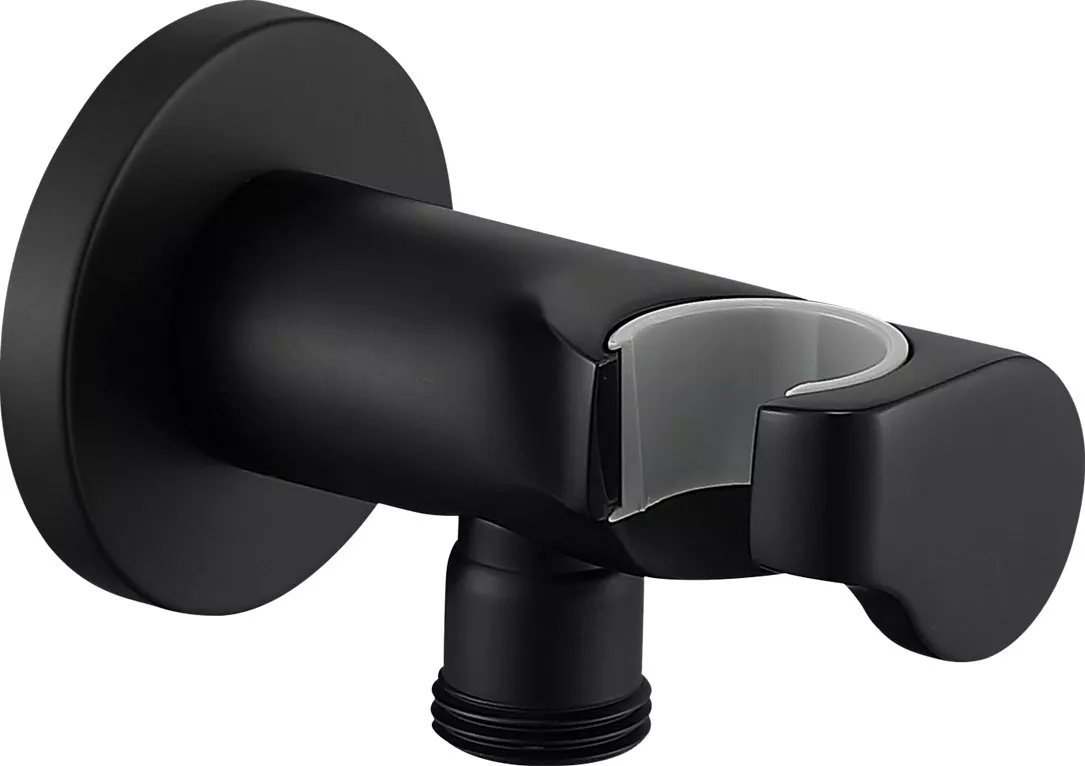 

Шланговое подключение Elghansa Shower Hose Outlet WS-6K-Black с держателем для душа