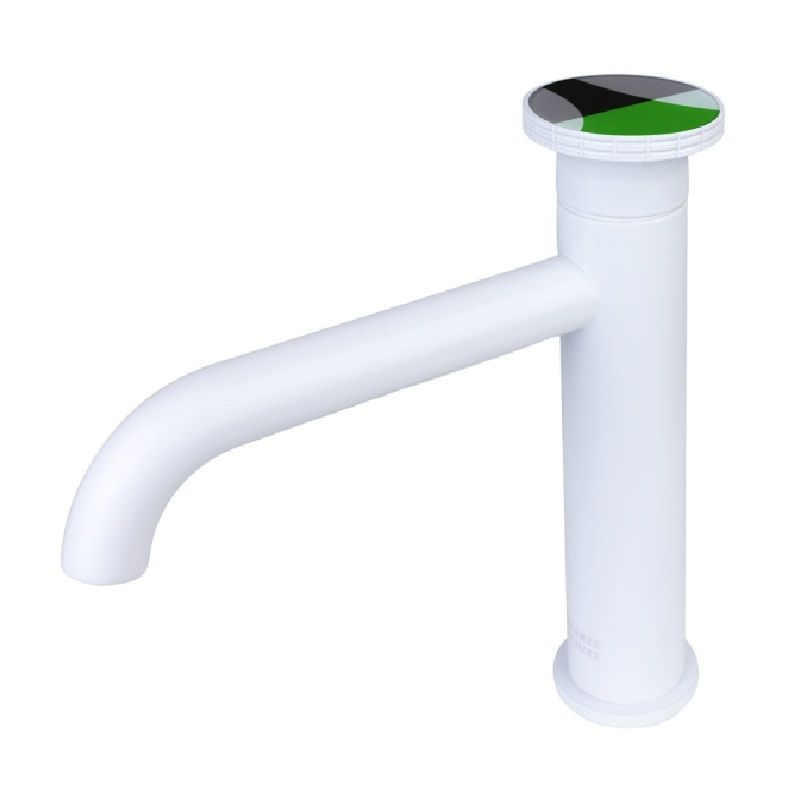 

Смеситель для раковины Bronze de Luxe 9009W-G, белый/зеленый