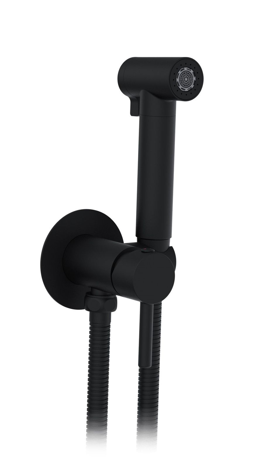 Гигиенический душ AltroBagno Modern AltroBagnoModern060119MB со смесителем С ВНУТРЕННЕЙ ЧАСТЬЮ матовый черный 24950₽