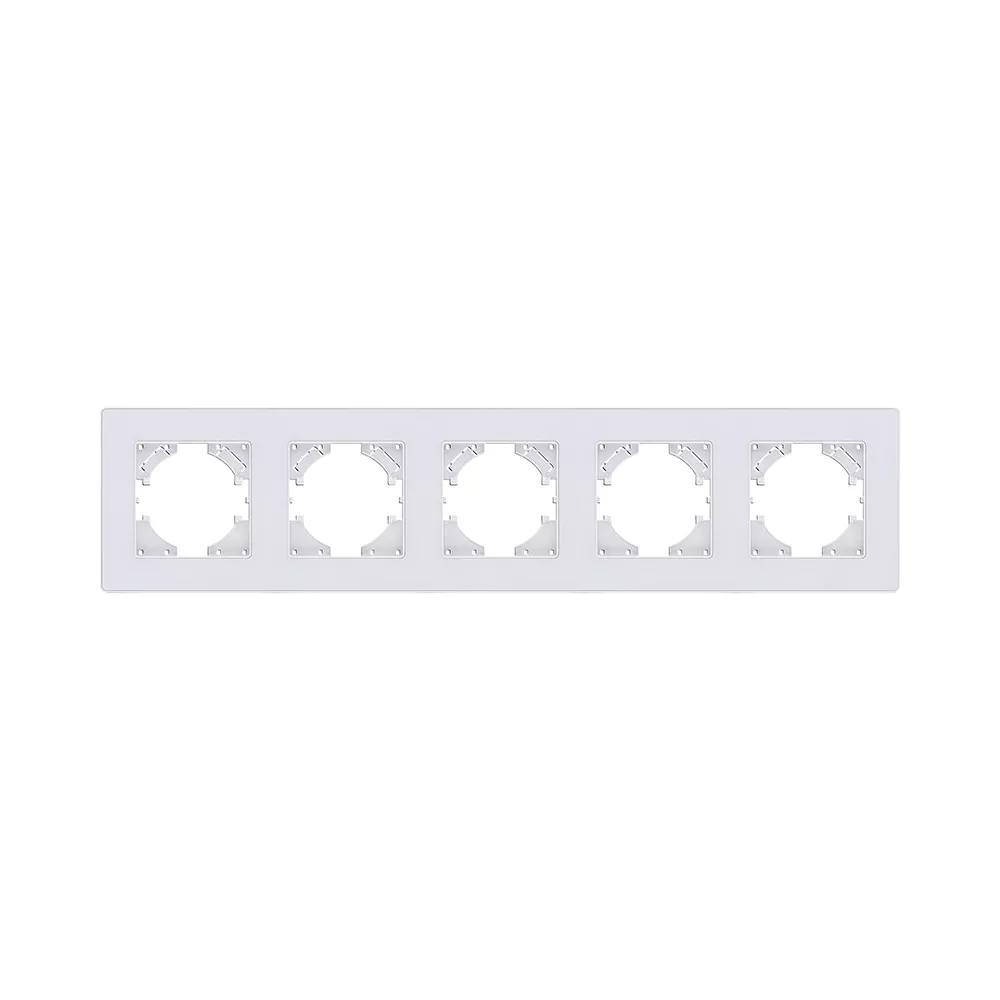 Рамка 5-постовая, белый Kollinger Eleganz Acryl EA5WH