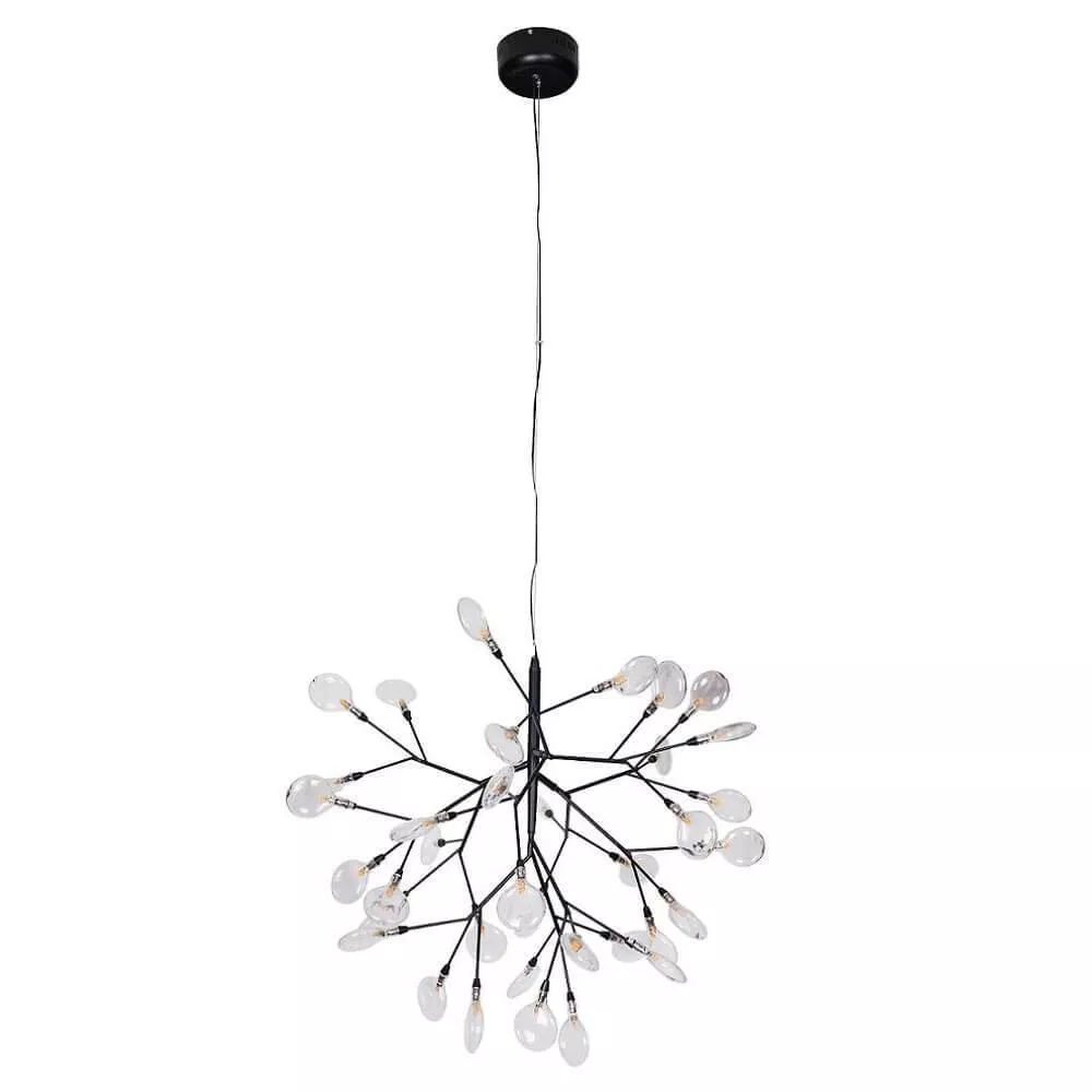 

Подвесная люстра Crystal Lux Evita SP36 Black/Transparent