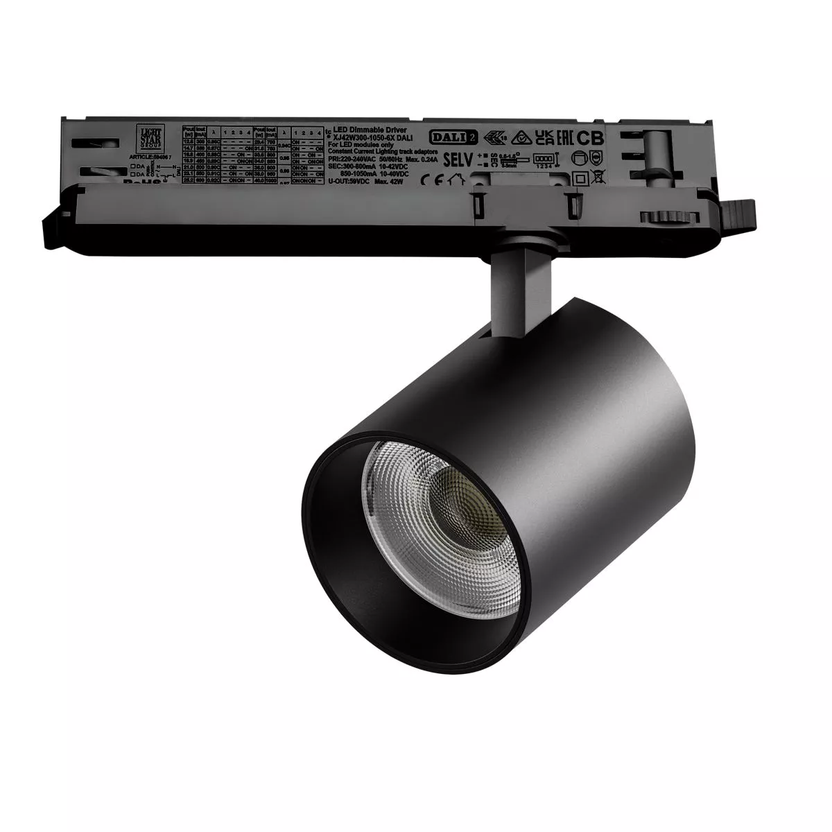 

Трековый трехфазный светильник Quattro LED с управлением DALI Lightstar Alta Base A5447DALI