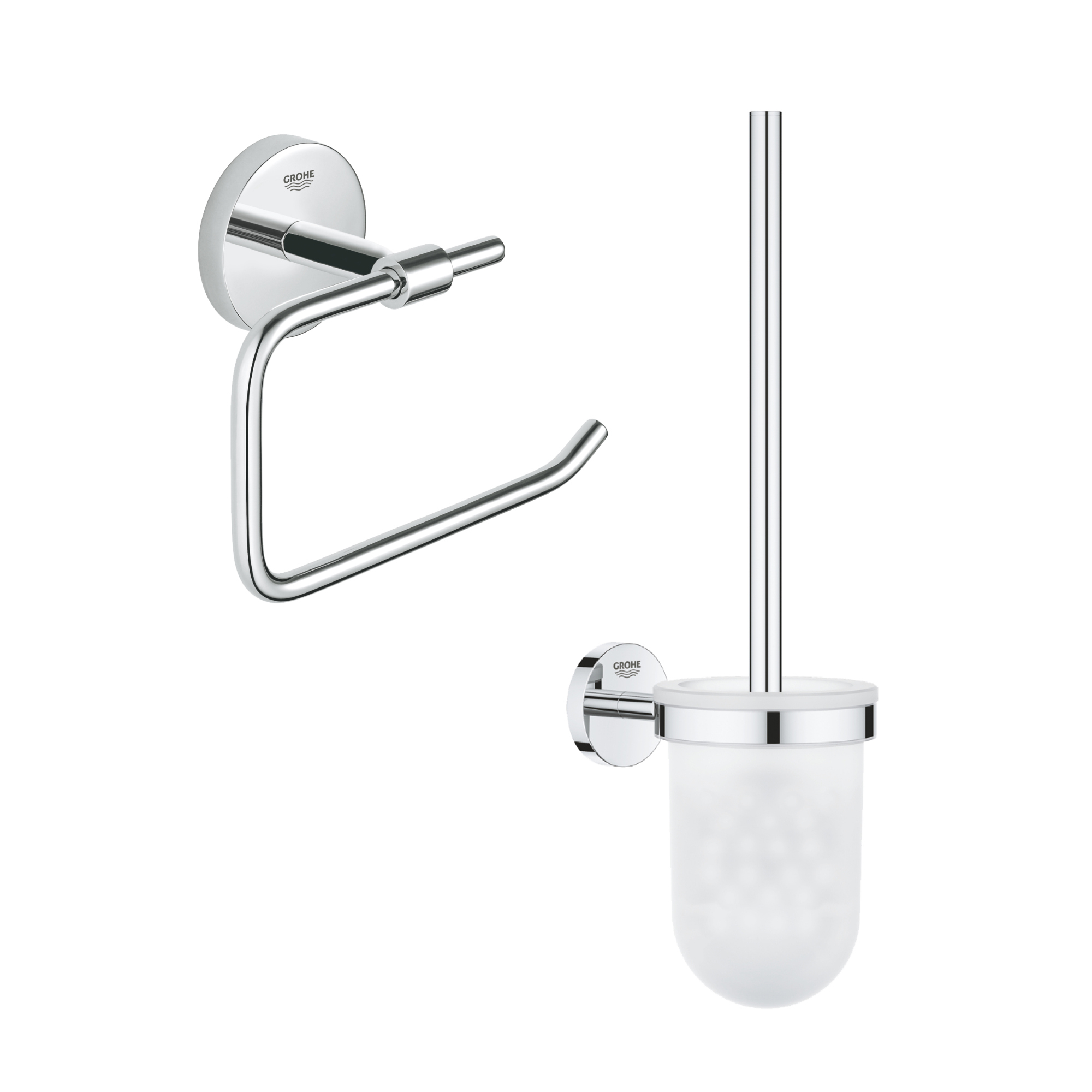 Набор Держатель для туалетной бумаги Grohe BauCosmopolitan 40457001 Ершик 40463001 хром 7641₽