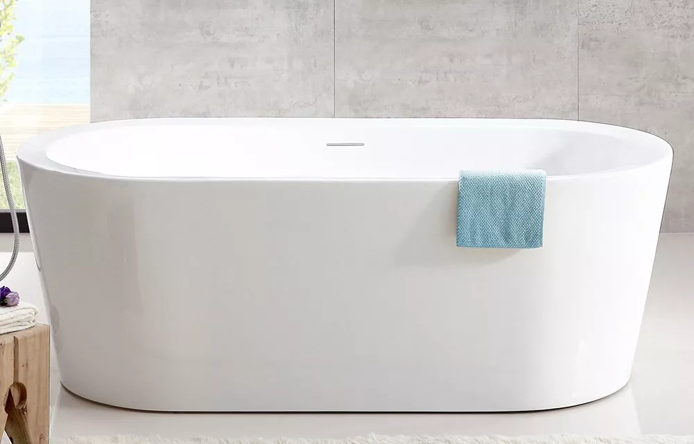 

Акриловая ванна Abber 170x80 AB9345-1.7 белая, без гидромассажа