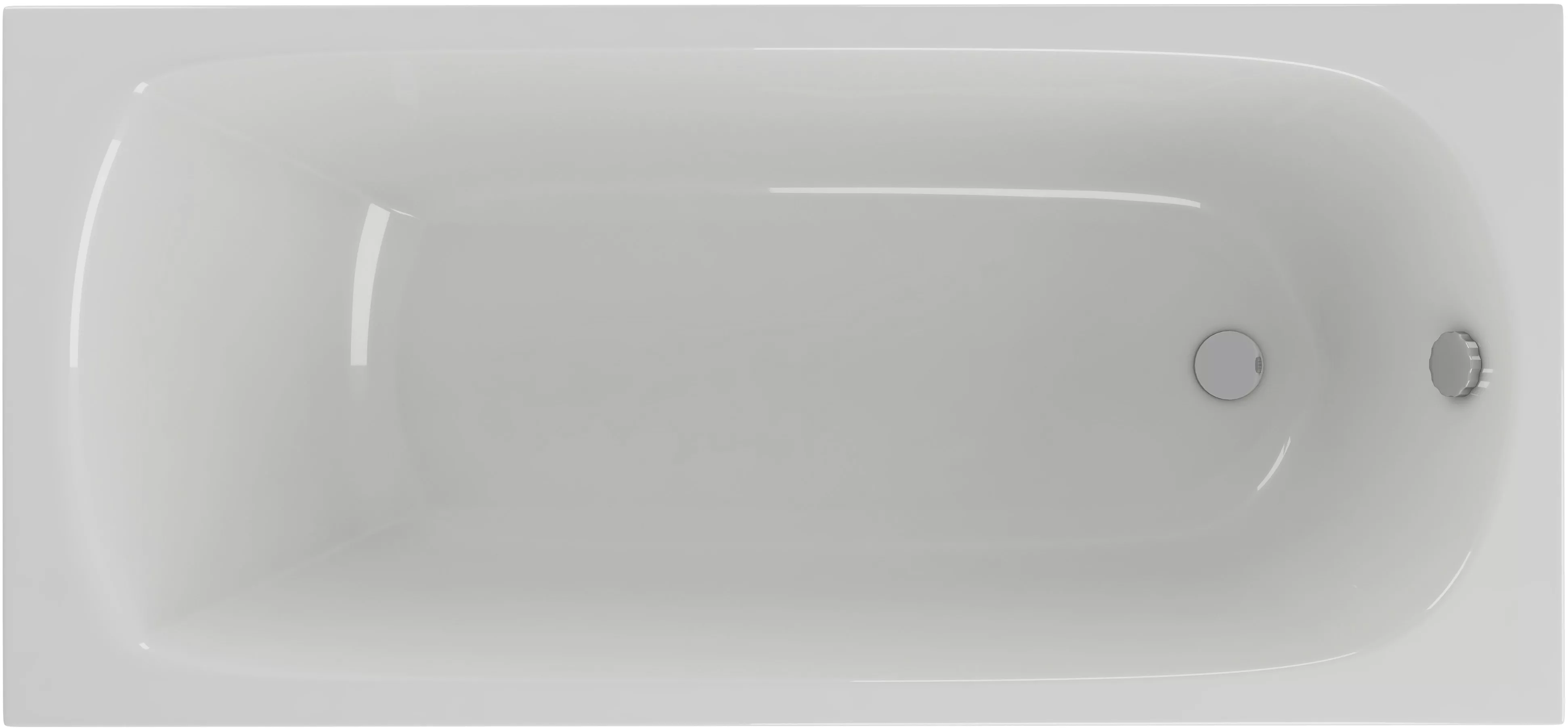Акриловая ванна Aquatek Ника 150x75 см (EFVN150), цвет белый - фото 1