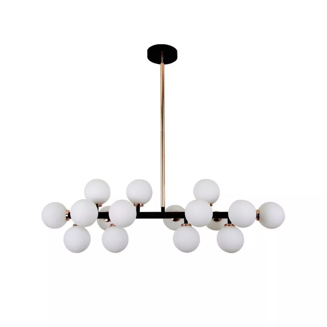 

Подвесная люстра Lumina Deco Marsiada LDP 6033-16 BK+MD