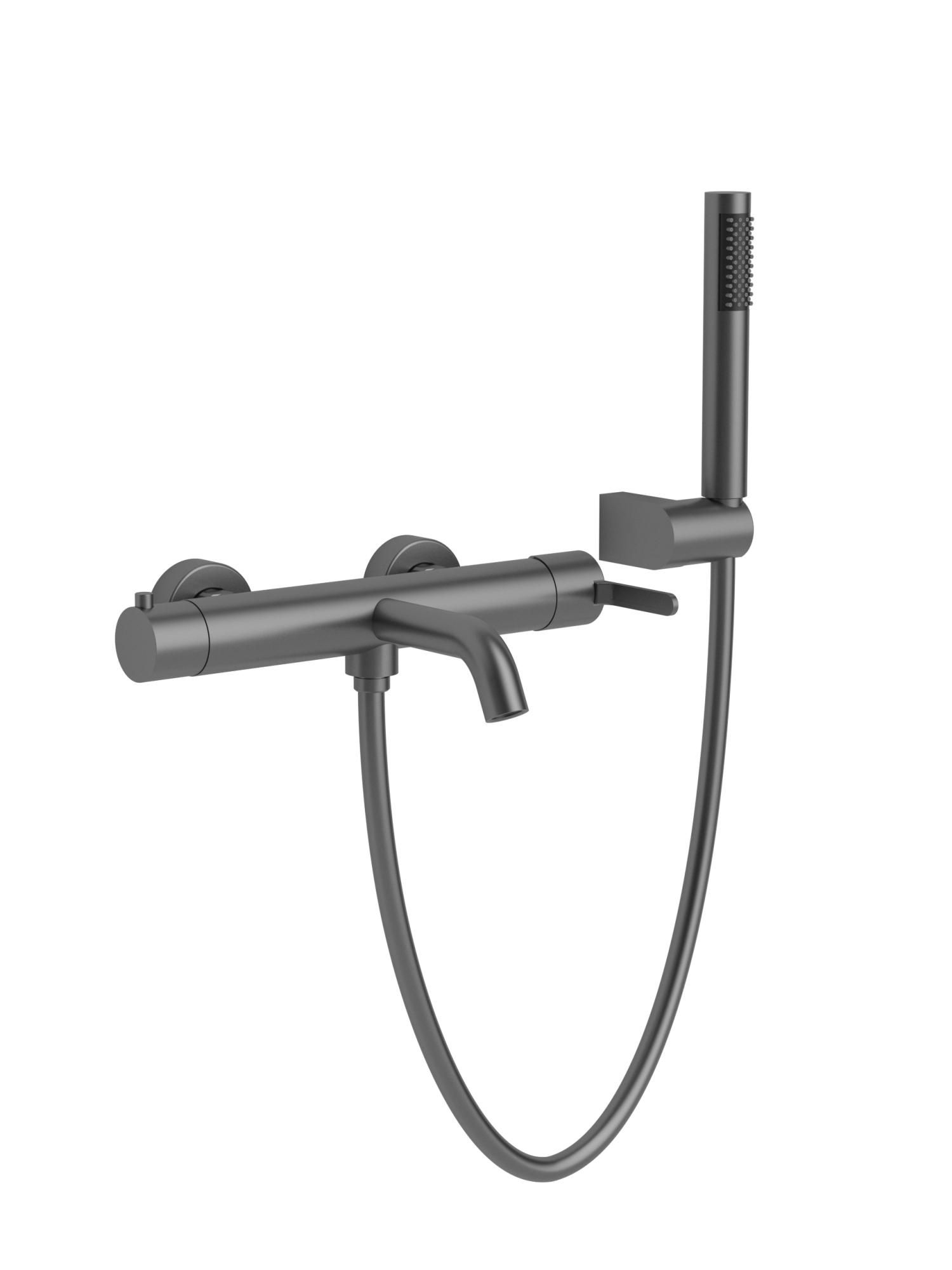 

Смеситель для ванны с душем AltroBagno Unione AltroBagnoUnione0222GM оружейная сталь